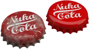 2X Nuka Cola Caps Sticker ~ Barfool ~ Vinyl Phone Laptop Car iPad Helmet Fallout - Picture 1 of 1