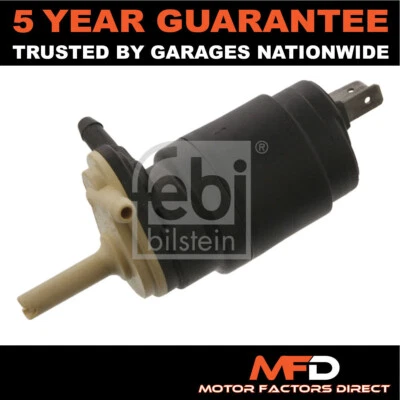 Fits Fiat Punto Panda Doblo Stilo Alfa Romeo 147 MFD Windscreen Washer Pump - Image 1 of 2