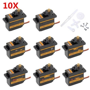 10X for EMAX ES08MA II 12g Micro Metal Gear PWM Reverse Analog Servo RC Models - Bild 1 von 7