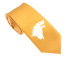 Game Of Thrones Stark Men Skinny Groom 2.5" Party Tie Necktie Cufflink Cuff Link