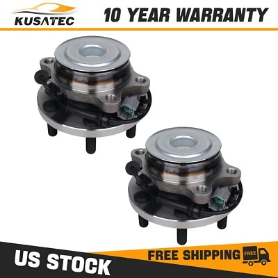 Par de conjunto de rolamento de cubo de roda dianteira para Nissan Frontier 2005-2018 Pathfinder - Imagem 1 de 4