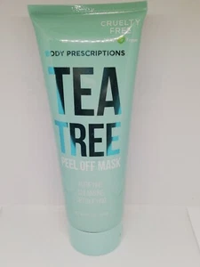 Body Prescriptions Tea Tree Peel Off Mask 100% Vegan Puryfing Detoxifying 8.1 OZ - Picture 1 of 4