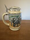 Budweiser  Endangered Species Series African Elephant Stein - with COA and Box