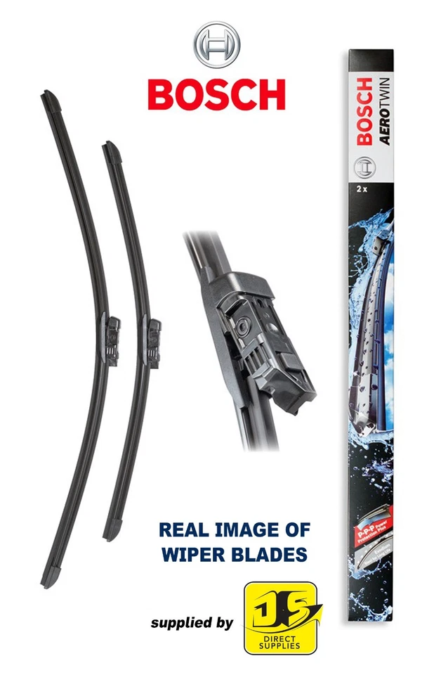 BOSCH FRONT WIPER BLADES VW EOS PASSAT GOLF JETTA SCIROCCO SKODA BMW X5 X6 A980S - Image 1 of 1