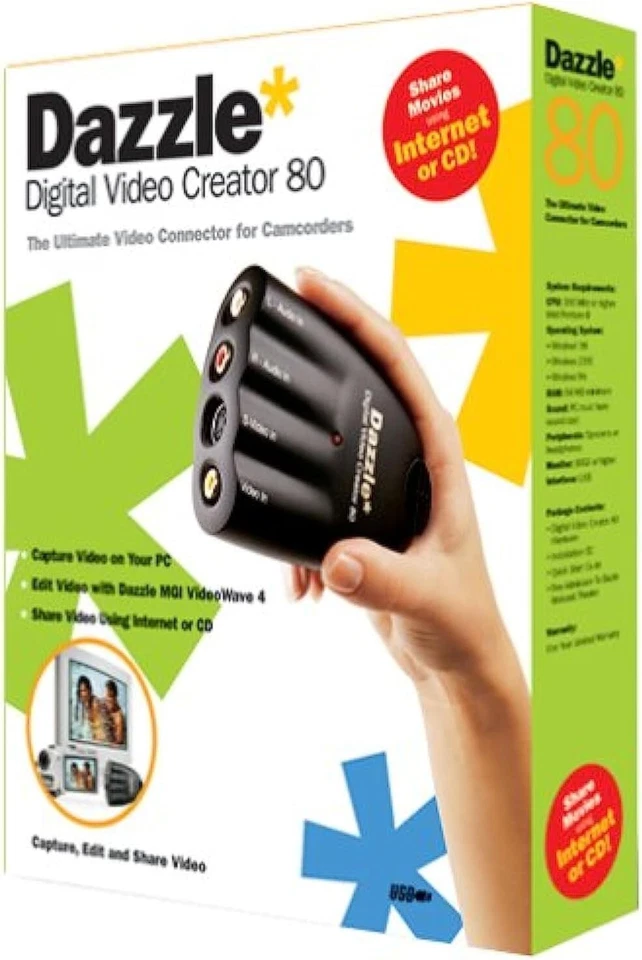 Dazzle Multimedia DM-5400 Digital Video Creator 80 - Image 1 of 1