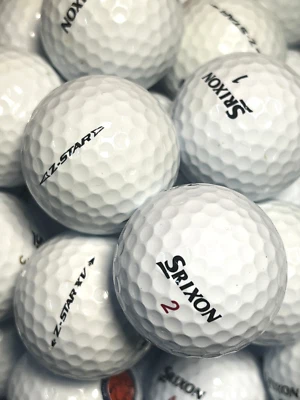 100 pelotas de golf usadas casi nuevas AAAA blancas Srixon Z-Star... X y XV incl. Foto 1 de 4