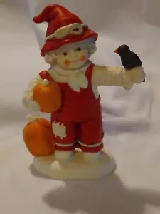 Dept 56 Snowbabies "Don't Be Scared, Crow" 2003 Babies On The Farm. Discontinued - Picture 1 of 8