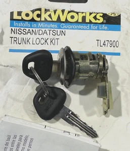 Juego de cerraduras de maletero TL47900, 47900, se adapta a 85 86 87 88 Nissan Máxima, cerraduras, NOS - Imagen 1 de 12