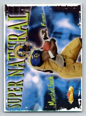 2000 Fleer Showcase Super Natural #2 Marshall Faulk (ref 192267) - Image 1 of 2