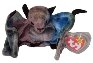 Ty Beanie Baby BATTY the Bat Ty-Dyed Version (4.5 Inch) MWMTs Stuffed Animal Toy - Picture 1 of 8