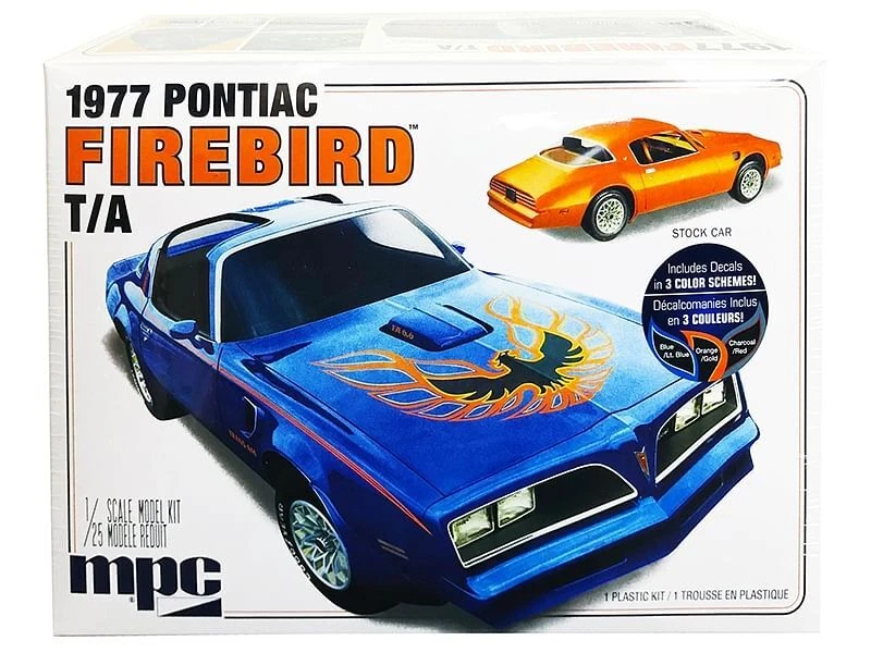 Kit Modelo Skill 2 1977 Pontiac Firebird T/A Trans Am Modelo Escala 1/25 por MPC Foto 1 de 1