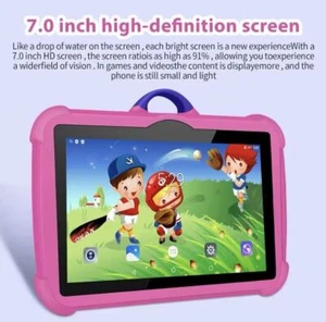 7 Zoll Kinder Tablet, MTK8321, 2GB/32GB,Android 7, 0,3MP+2MP, 2000mAh Blau DE - Bild 1 von 8