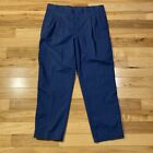 Vtg. Levi?S Officer Corps Pleated Pants - Blue - 40X32 - Made In Usa