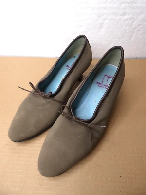 Thierry Rabotin Italia Mujer 40 Tacones Gatito Taupe Detalle Cuenco Elástico Foto 1 de 4