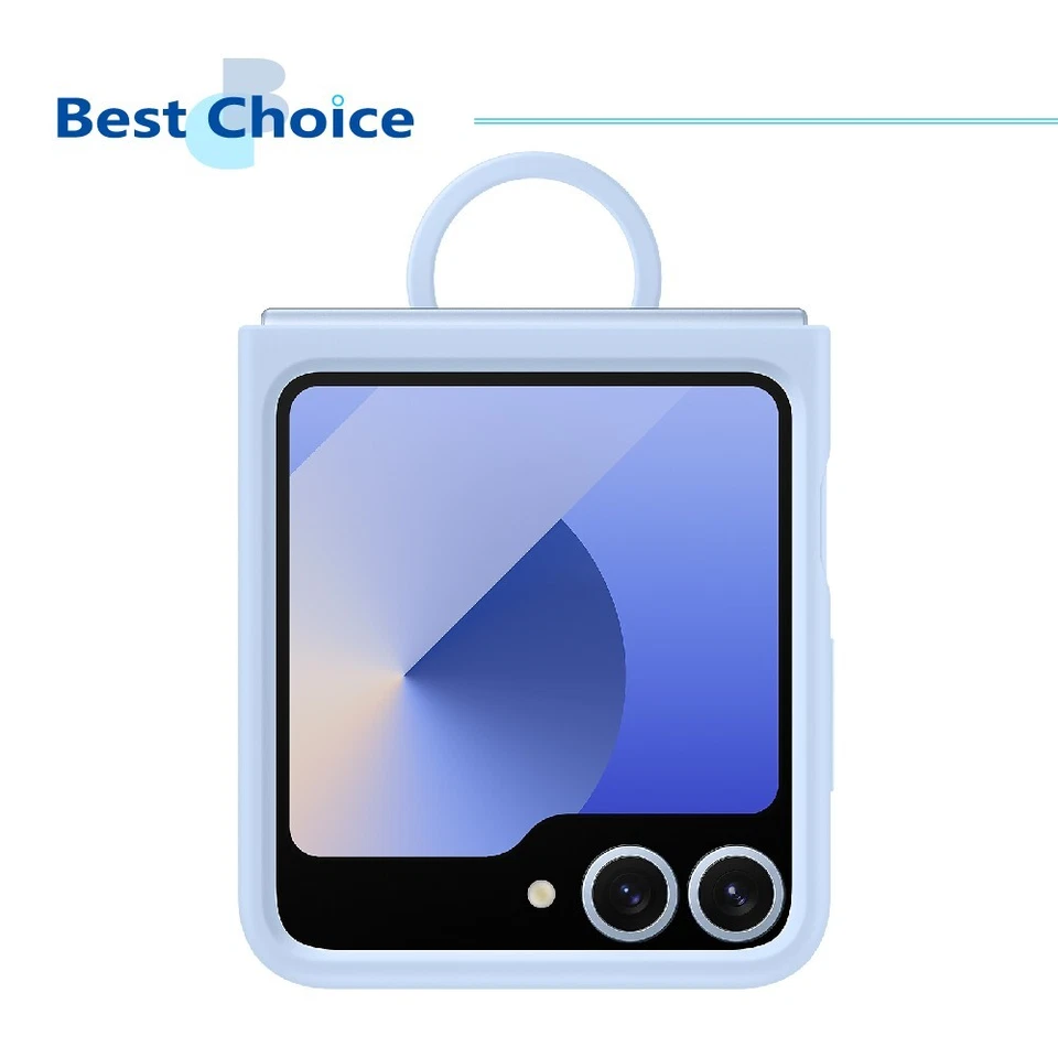 Samsung Galaxy Flip6 Genuine Silicone Case EF-PF741TLEGWW Blue