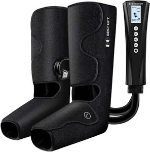Compression Foot and Leg Massager, Air Compression Massager with Heat - Picture 1 of 8