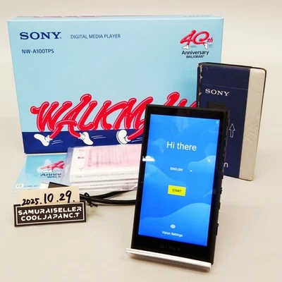 Sony Walkman NW-A100TPS 16GB 40th Anniversary Model Limited Hi-Res Japan Tested - Image 1 of 4