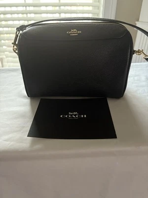 Coach F76629 Bennett Crossbody Handbag Bag - Black/Gold - Image 1 of 4