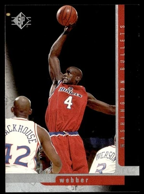 1996-97 SP Chris Webber Washington Bullets #126 - Image 1 of 2