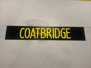 COATBRIDGE - Hamilton Depot 289 Scottish Bus Destination Blind 36” - Picture 1 of 11