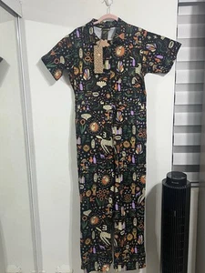 Mono de sarga NOOWORKS, talla XL, jardín de tarot - Imagen 1 de 4