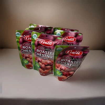 Castañas Ecológicas Tostadas y Peladas Castaño Sin Gluten Vegano (Pack de 6) Nº6 Foto 1 de 4