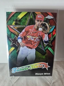 Logofractor cromado Topps 2025 - Future Stars - Masyn Winn #FS-14 - Cardinals - Imagen 1 de 2