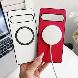 For Sony Xperia 10 VII, Hybrid Armor Leather Soft Bumper Magnetic Case Cover - Picture 1 of 15