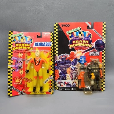 Vintage 1992 Crash Dummies Jack Hammer Action Figure Poseable Tyco Collectible - Image 1 of 4