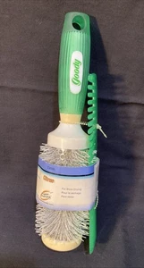 Goody 9.5” Citrus Green Rubber Handled Brush For Blow Drying With Comb New 2000 - Picture 1 of 11