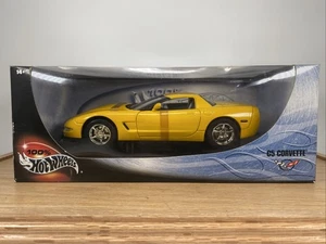 1/18 Mattel 100% Chevrolet C5 Corvette Yellow 50422 ! - Picture 1 of 16