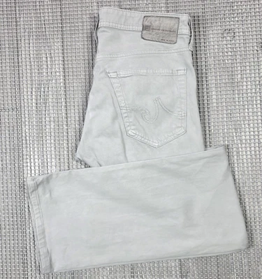 Pantalones AG Adriano Goldschmied The Protege Para Hombre 34X30 Gris Caqui Pierna Recta EE. UU. Foto 1 de 4