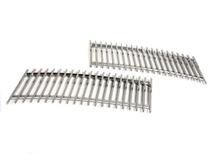 2 Chrom Haubengitter für BMW E9 Gitter verchromt für 2,8  3,0 CSi CS Motorhaube - Picture 1 of 2