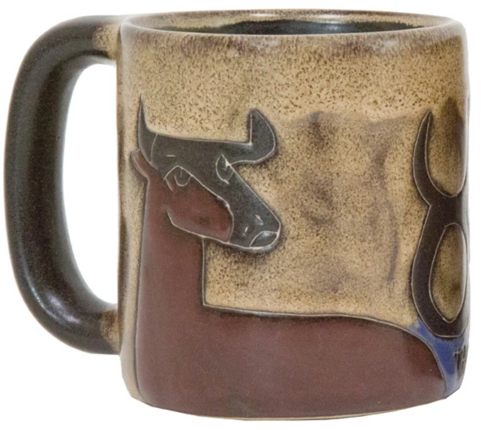 Mara Stoneware Zodiac Mug- Taurus (16 oz - Set of 2) (510Z2)