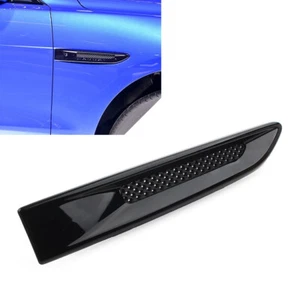 Black Front Side Fender Air Vent Outlet Grille Trim Fit Jaguar XE F-Pace For XF - Bild 1 von 7