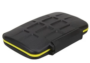 JJC MC-SD8 Memory Card Case holds 8x SD Card, Rubber Seal Waterproof Lightweight - Picture 1 of 5