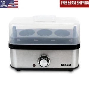 Egg Cooker 8 Capacity Stainless Steel Poaching Tray Auto Shutoff BPA Free New - Picture 1 of 5