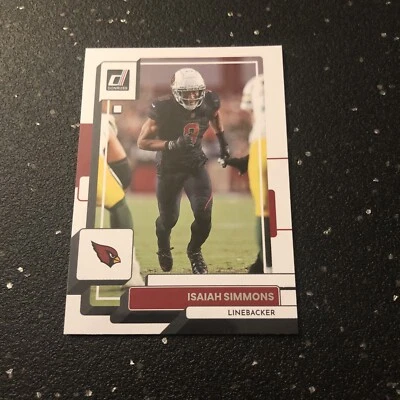 Isaiah Simmons 2022 Panini Donruss Football #9 NFL Arizona Cardinals LB - Image 1 of 2