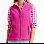 Vineyard Vines Westerly Pink Fleece Vest Size Small MSRP $110