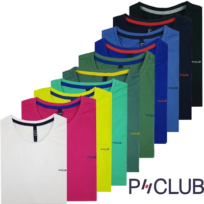 T Shirt Uomo Manica Corta Cotone Oversize Taglie Forti P Club XXXL XXXXL 5XL 6XL - Immagine 1 di 2