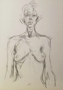 Alberto Giacometti "Female Study" 1961 Original Lithograph Portrait Modern Art - Picture 1 of 3