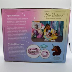 Afro Einhorn Unikat Ring Float aufblasbar - Bild 1 von 3
