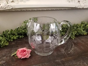 Vintage 1930's Fostoria Midnight Rose Ice Lip Jug Serving Pitcher * Rare Find - Picture 1 of 11