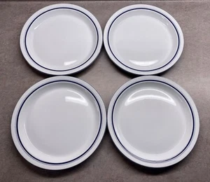 ELEGANTES ESSZIMMER 4er-Set Dansk Bistro Christianshavn blau 8 3/4" Salatteller EUC - Bild 1 von 4
