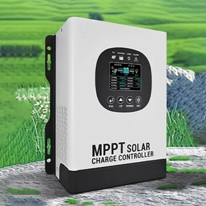 60A MPPT Solar Charge Controller 24V-192V LCD Battery Intelligent Regulator - Bild 1 von 8