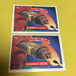 1987 Topps Garbage Pail Kids Series 8 300A Corrina Corona 300B Smoky Joe MINT!! - Bild 1 von 8