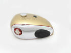 Brand New BSA A7 A10 Golden Painted Chrome Steel Gas Fuel Petrol Tank With  Cap,