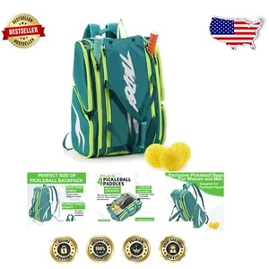 Large Capacity Pickleball Bag with Thermal Protection & Shoe Compartment - Picture 1 of 8