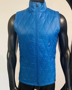New Oakley Lightweight Puffer Vest Down Alternative Blue Quilted Size Small - Picture 1 of 6