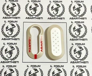 Abarth 500 595 695 Punto Esseesse Key Cover Hard 100% Original Fiat Abarth - Picture 1 of 3